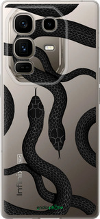 Силиконовый чехол Змеи для Infinix Note 50 Pro+ - 5473u-4041 изображение 