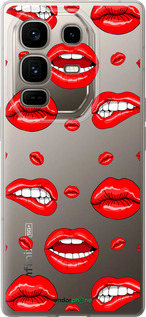 Силиконовый чехол Губы v3 для Infinix Note 50 Pro+ - 5477u-4041 изображение 