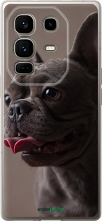 Силиконовый чехол Милый бульдог для Infinix Note 50 Pro+ - 5546u-4041 изображение 