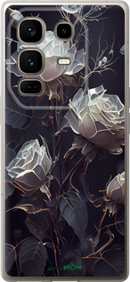 Силіконовий чехол Троянди 2 для Infinix Note 50 Pro+ - 5550u-4041 изображение 