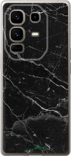 Силіконовий чехол Чорний мармур v2 для Infinix Note 50 Pro+ - 5568u-4041 изображение 
