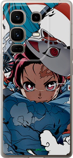 Силиконовый чехол Танджиро Камадо для Infinix Note 50 Pro+ - 5574u-4041 изображение 