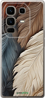 Силиконовый чехол Листья в стиле бохо для Infinix Note 50 Pro+ - 5643u-4041 изображение 