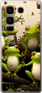 Силиконовый чехол Жабки для Infinix Note 50 Pro+ - 5656u-4041 изображение 