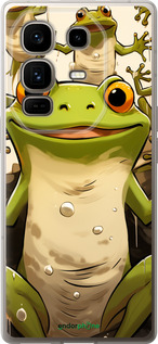 Силіконовий чехол Весела жаба для Infinix Note 50 Pro+ - 5658u-4041 изображение 