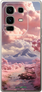 Силіконовий чехол Рожеві хмари для Infinix Note 50 Pro+ - 5660u-4041 изображение 