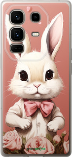 Силиконовый чехол Зайчик для Infinix Note 50 Pro+ - 5669u-4041 изображение 