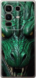 Силиконовый чехол Зелёный дракон v2 для Infinix Note 50 Pro+ - 5817u-4041 изображение 