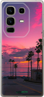 Силиконовый чехол Пальмы для Infinix Note 50 Pro+ - 5873u-4041 изображение 