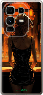 Силиконовый чехол Чехол для телефона Девушка в баре для Infinix Note 50 Pro+ - 5947u-4041 изображение 