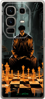 Силиконовый чехол Шахматы для Infinix Note 50 Pro+ - 5951u-4041 изображение 