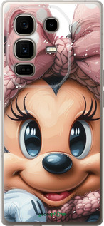 Силиконовый чехол Минни Маус с бантиком для Infinix Note 50 Pro+ - 6055u-4041 изображение 