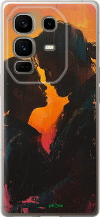 Силиконовый чехол Любовь на полотне для Infinix Note 50 Pro+ - 6067u-4041 изображение 