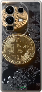 Силіконовий чехол Вулканійчний Bitcoin для Infinix Note 50 Pro+ - 6092u-4041 изображение 