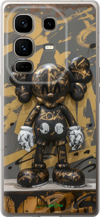 Силиконовый чехол Bronze kaws для Infinix Note 50 Pro+ - 6097u-4041 изображение 