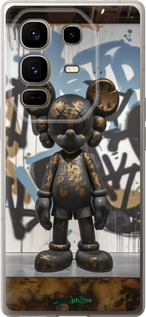 Силиконовый чехол Bronze kaws v2 для Infinix Note 50 Pro+ - 6098u-4041 изображение 