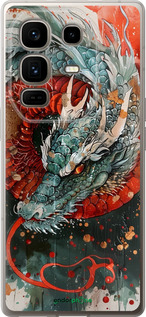 Силіконовий чехол Стихія вогню для Infinix Note 50 Pro+ - 6101u-4041 изображение 