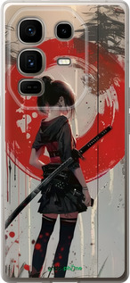 Силиконовый чехол Сумерки воина: Танец с катаной для Infinix Note 50 Pro+ - 6123u-4041 изображение 