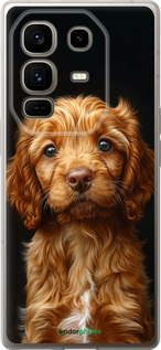 Силиконовый чехол Cocker spaniel на черном фоне для Infinix Note 50 Pro+ - 6137u-4041 изображение 