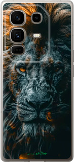 Силиконовый чехол Лев в сумерках для Infinix Note 50 Pro+ - 6154u-4041 изображение 