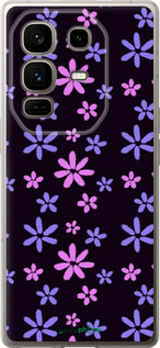 Силіконовий чехол з квітами для Infinix Note 50 Pro+ - 6258u-4041 изображение 