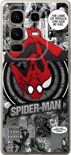 Силиконовый чехол Человек паук для Infinix Note 50 Pro+ - 6279u-4041 изображение 