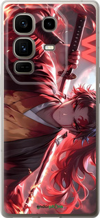 Силиконовый чехол Аниме воин для Infinix Note 50 Pro+ - 6281u-4041 изображение 