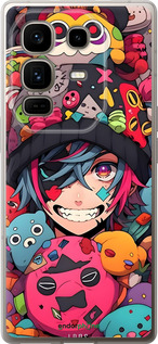 Силиконовый чехол Аниме парень для Infinix Note 50 Pro+ - 6317u-4041 изображение 