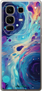 Силиконовый чехол Арт акварель для Infinix Note 50 Pro+ - 6329u-4041 изображение 