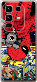 Силиконовый чехол Человек паук 2 для Infinix Note 50 Pro+ - 6333u-4041 изображение 