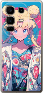 Силіконовий чехол Сейлор Мун 2 для Infinix Note 50 Pro+ - 6351u-4041 изображение 