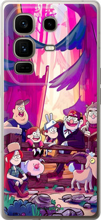 Силиконовый чехол Гравити Фолз для Infinix Note 50 Pro+ - 6365u-4041 изображение 