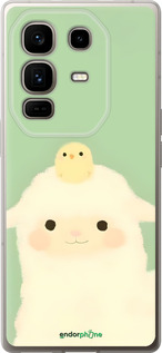 Силиконовый чехол Барашек и ципленок для Infinix Note 50 Pro+ - 6369u-4041 изображение 