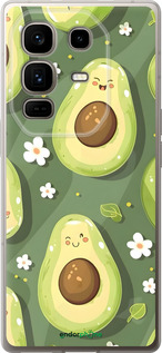 Силиконовый чехол Авокадо для Infinix Note 50 Pro+ - 6380u-4041 изображение 