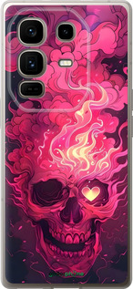 Силіконовий чехол Череп арт для Infinix Note 50 Pro+ - 6385u-4041 изображение 