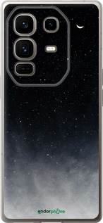 Силиконовый чехол Сині хмари, Синій місяць для Infinix Note 50 Pro+ - 6396u-4041 изображение 