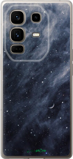 Силиконовый чехол Голубые облака, Голубая луна для Infinix Note 50 Pro+ - 6398u-4041 изображение 