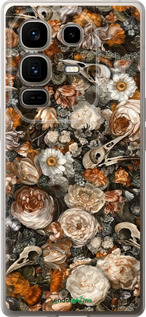 Силиконовый чехол В стиле барокко-мрачный для Infinix Note 50 Pro+ - 6404u-4041 изображение 