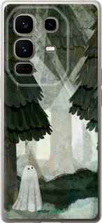 Силиконовый чехол С изображением соснового леса и привидения для Infinix Note 50 Pro+ - 6420u-4041 изображение 