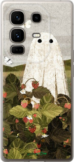 Силиконовый чехол Клубничные поля и привидения для Infinix Note 50 Pro+ - 6426u-4041 изображение 