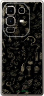 Силиконовый чехол Мистический коллаж с травами и магическими символами для Infinix Note 50 Pro+ - 6428u-4041 изображение 