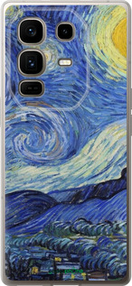 Силиконовый чехол «Звездная ночь» Винсента Ван Гога для Infinix Note 50 Pro+ - 6433u-4041 изображение 