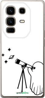 Силиконовый чехол Привидение астроном для Infinix Note 50 Pro+ - 6444u-4041 изображение 