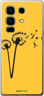 Силиконовый чехол Минимализм одуванчики для Infinix Note 50 Pro+ - 6449u-4041 изображение 