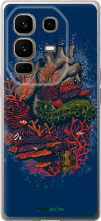 Силиконовый чехол Сердце моря для Infinix Note 50 Pro+ - 6506u-4041 изображение 