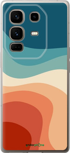 Силиконовый чехол В стиле ретро с волнами для Infinix Note 50 Pro+ - 6531u-4041 изображение 