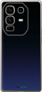 Силіконовий чехол Градієнт у темно-синьому стилі для Infinix Note 50 Pro+ - 6542u-4041 изображение 