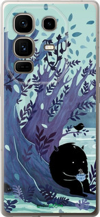 Силиконовый чехол Арт принт Тихое место чая для Infinix Note 50 Pro+ - 6544u-4041 изображение 