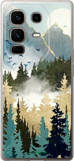 Силиконовый чехол С изображением лесного пейзажа для Infinix Note 50 Pro+ - 6548u-4041 изображение 