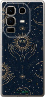 Силіконовий чохол 'Celestial Harmony: Sun & Moon Gold Mystic Pattern' для Infinix Note 50 Pro+ зображення 3